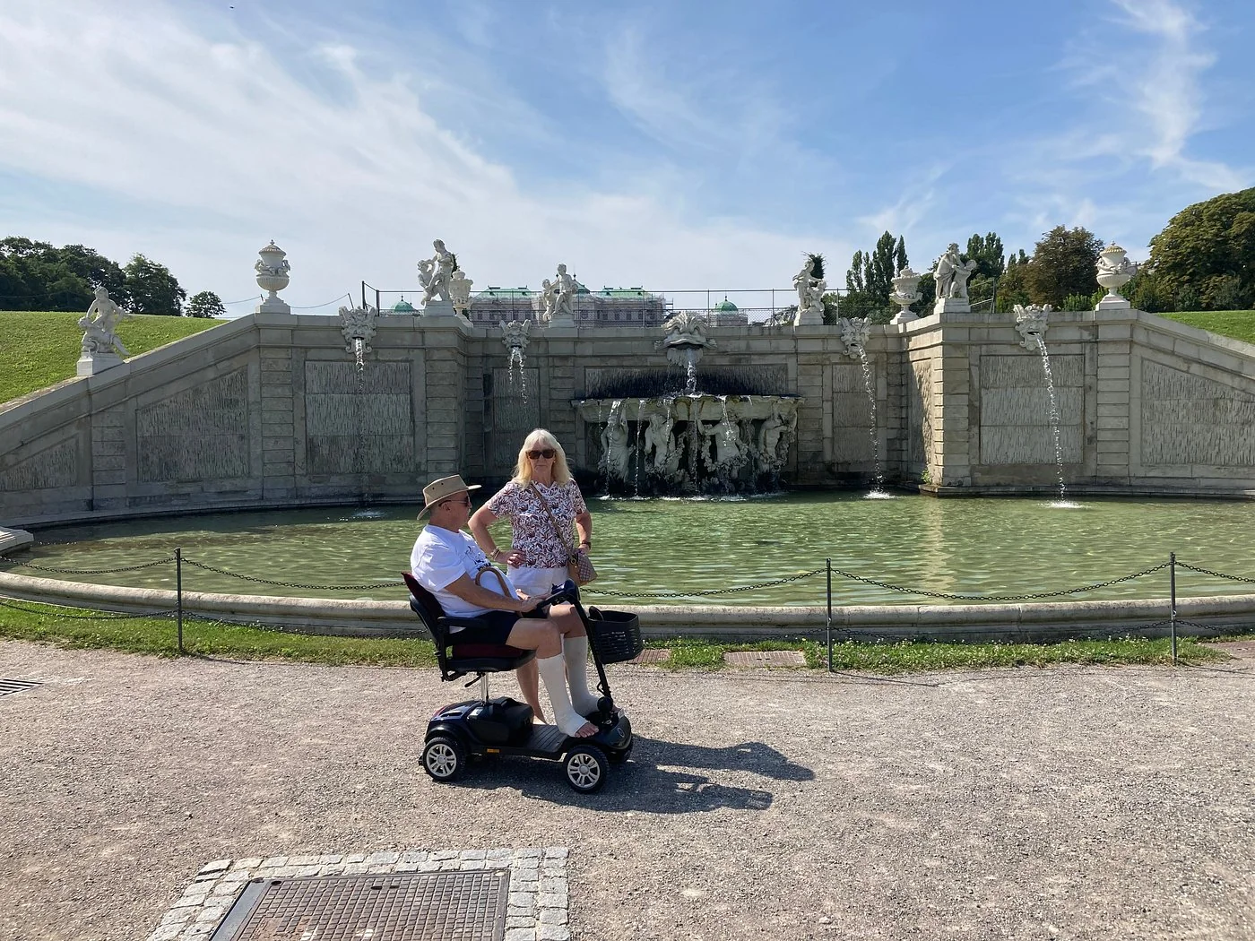 Kunde bei Schloss Belvedere Wien